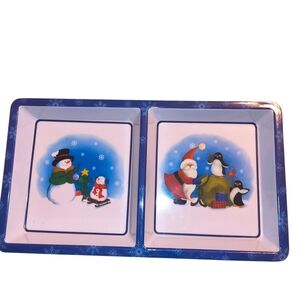 Festive Snowman and Santa Kids Toy Set